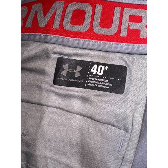 Under Armour Golf Shorts Mens 40 Gray UA Match Play Performance Stretch - Picture 2 of 6